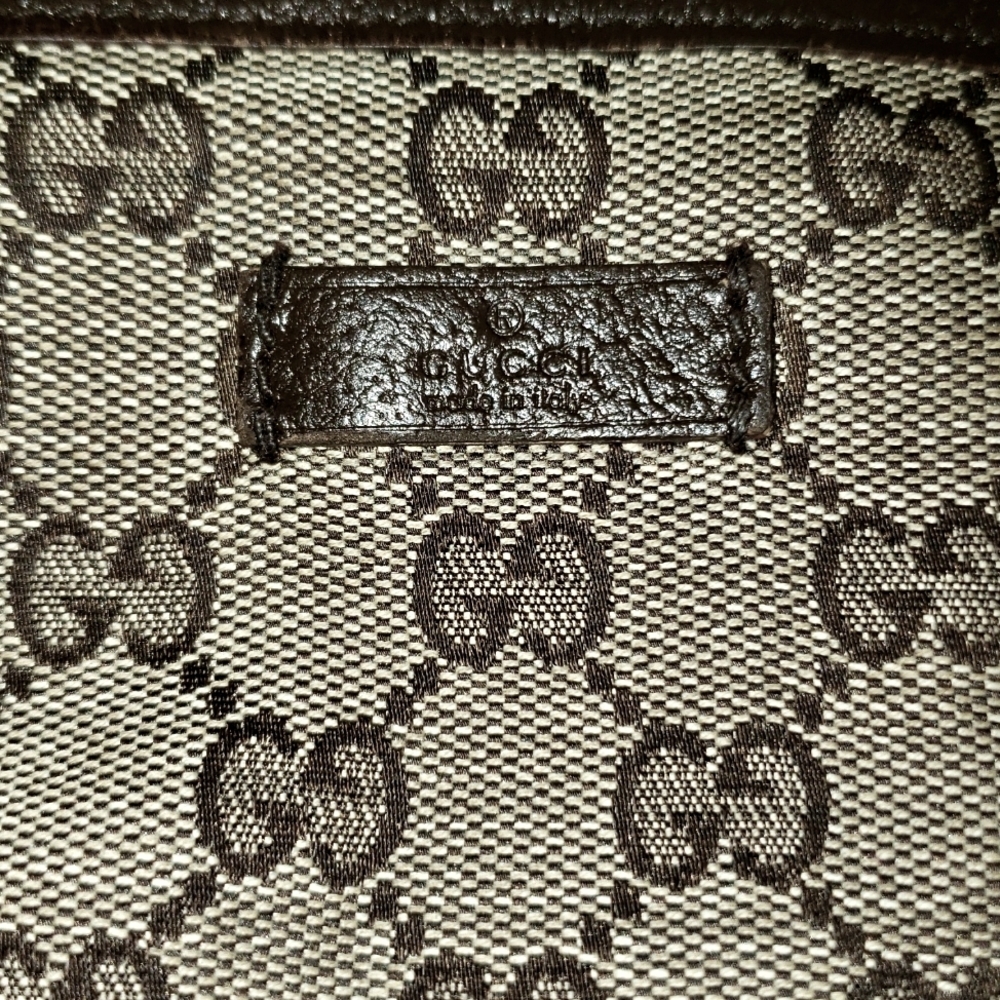 GUCCI GG Canvas Shoulder Bag Beige 122793 - Picture 3 of 16